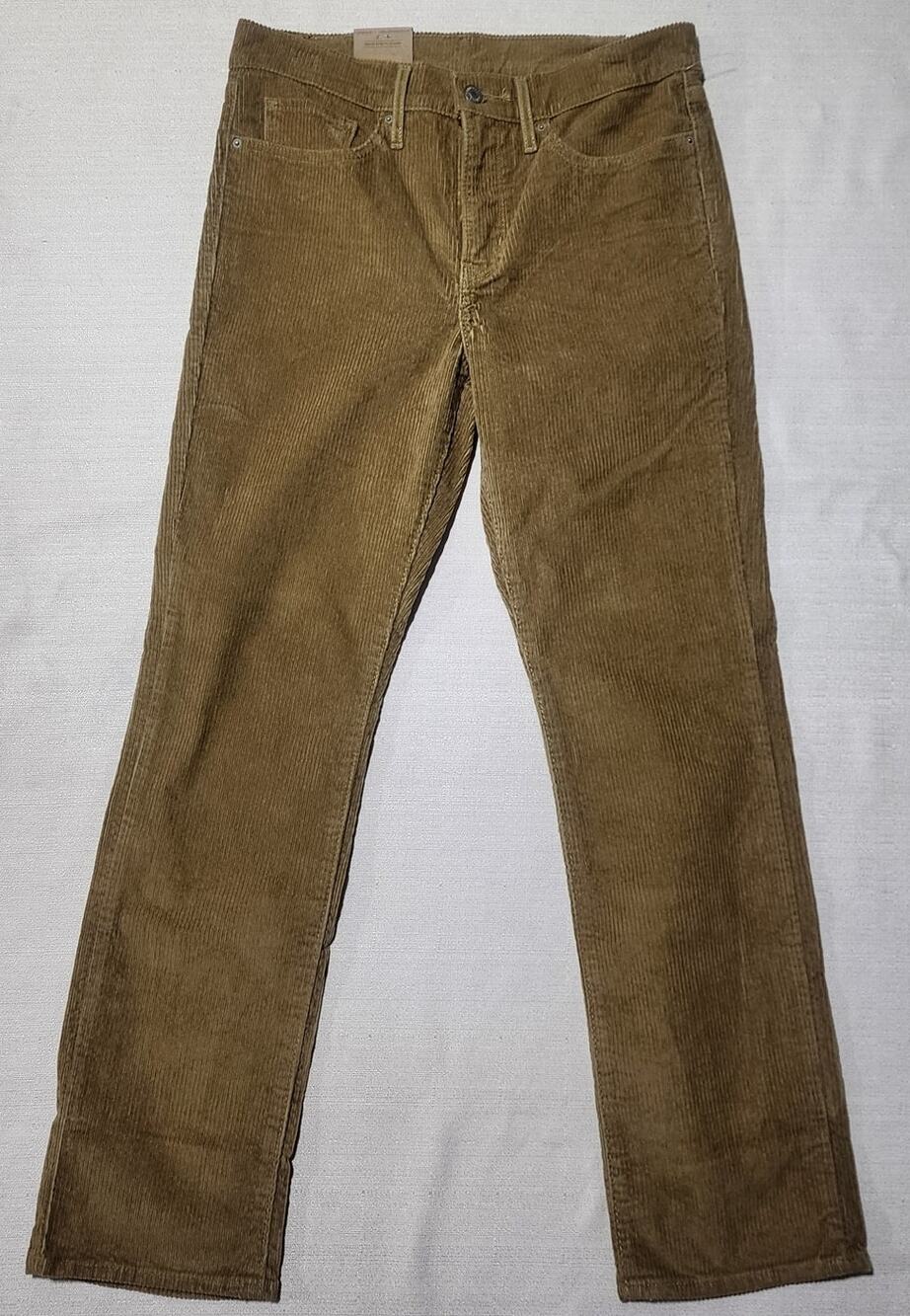 Levi's 314 mid rise 30 x30 corduroy women's